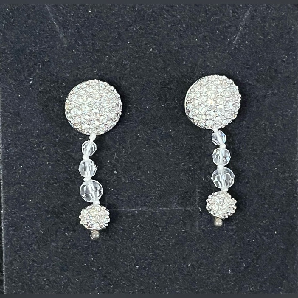 Swarovski Clip on Crystal Earrings